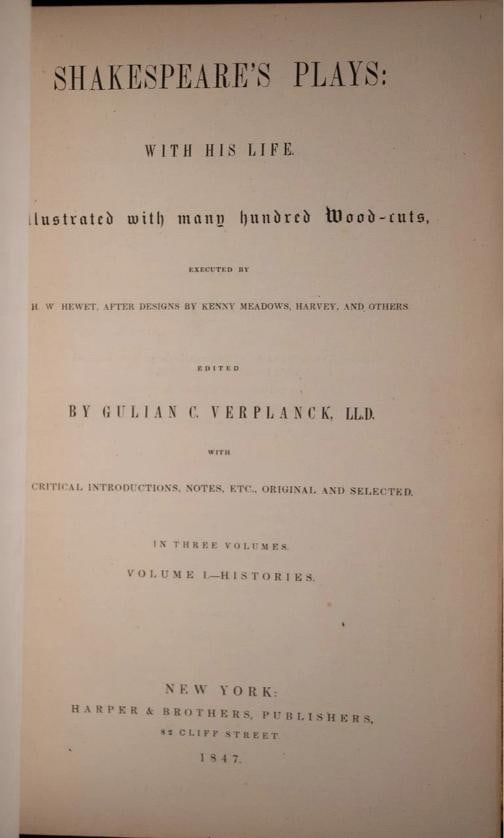 William Shakespeare / Illustrated Shakespeare / Shakespeare's Plays With His - 7