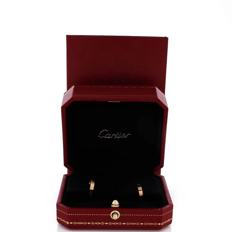 Cartier Love Hoop Earrings 18K Yellow Gold Small - 2