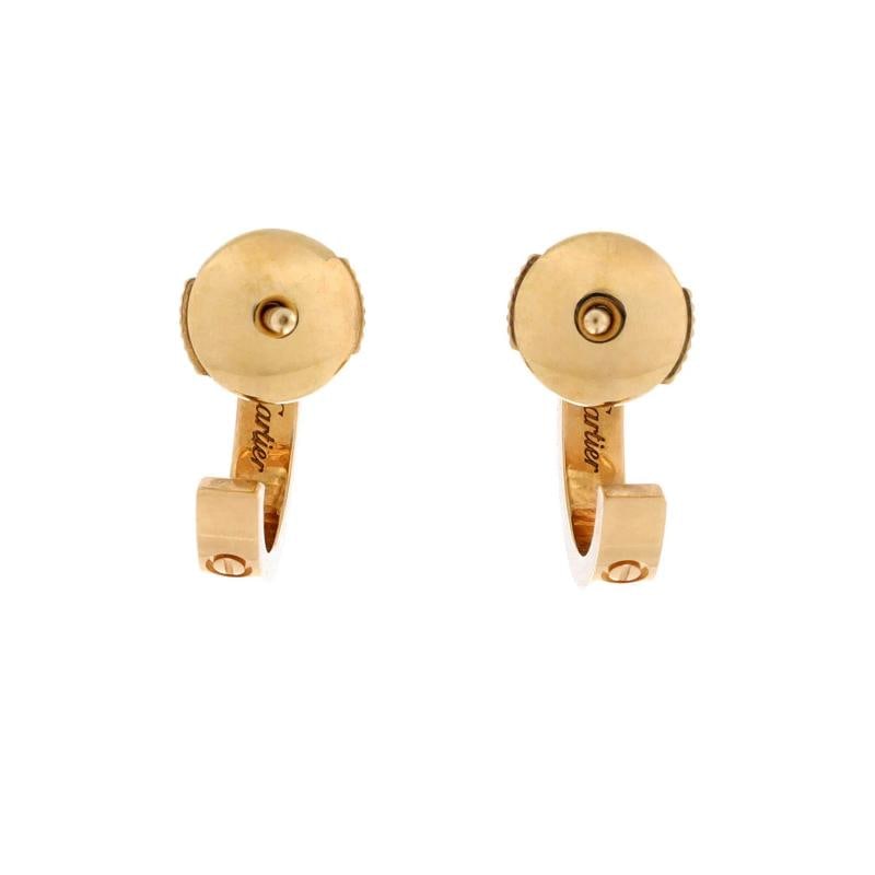 Cartier Love Hoop Earrings 18K Yellow Gold Small - 3