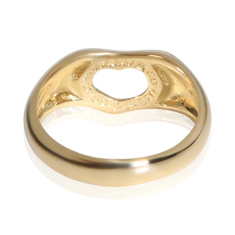 Tiffany & Co. Yellow Gold Vintage Elsa Peretti Open Heart Ring - 3