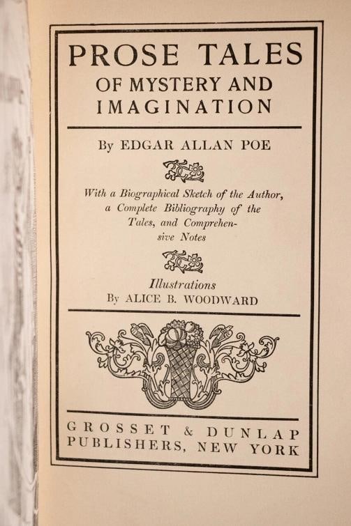 Edgar Allan Poe / Prose Tales Of Mystery And Imagination 1903 - 5