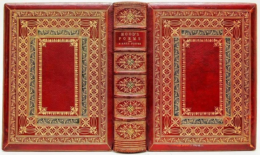 Thomas Hood / Hood's Poems 1876: Author: Thomas Hood,Country of Origin: United States of America,Publisher: E. Moxon And Co,Year Printed: 1876,Binding: Hardcover,Subject: Illustrated