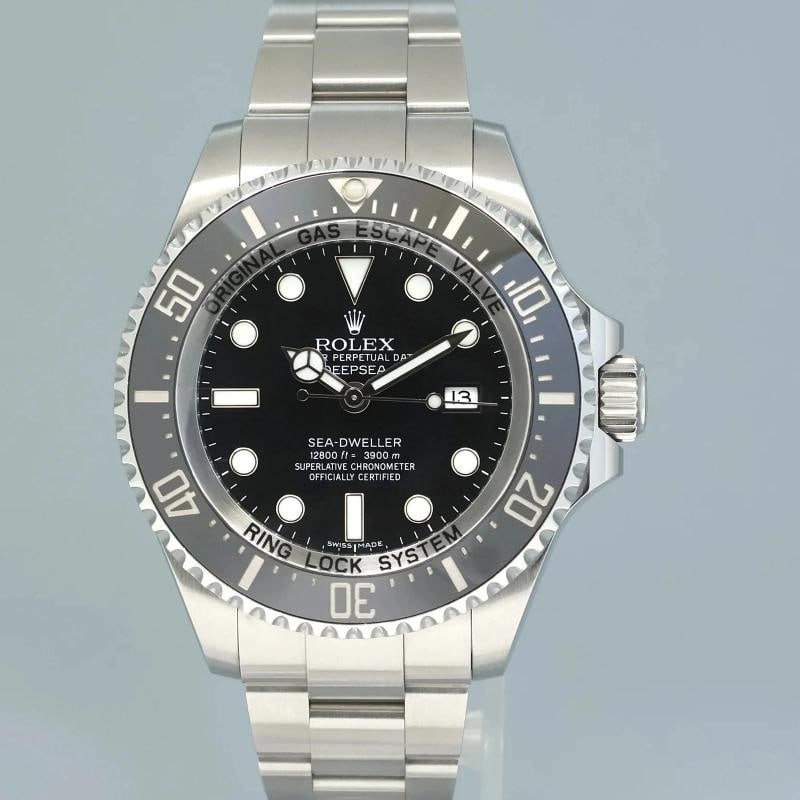 2011 PAPERS Rolex Sea-Dweller DEEPSEA 116660 Steel 44mm Black Ceramic Dive Watch - 2