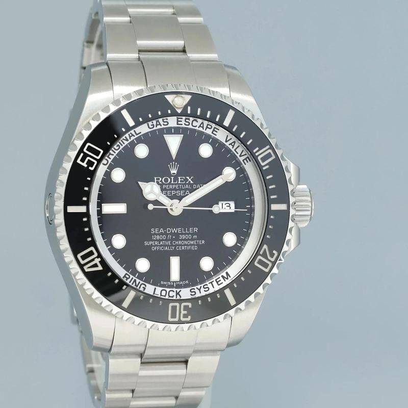 2011 PAPERS Rolex Sea-Dweller DEEPSEA 116660 Steel 44mm Black Ceramic Dive Watch - 3
