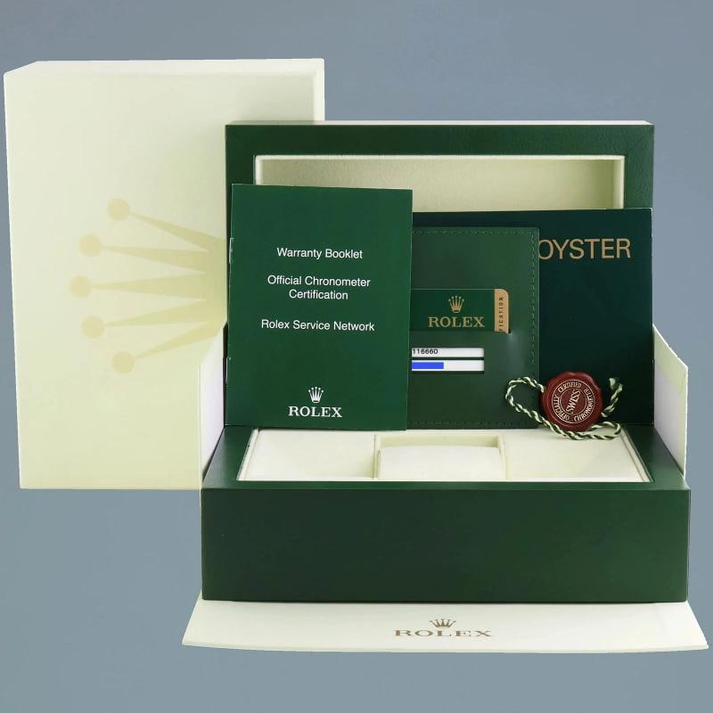 2011 PAPERS Rolex Sea-Dweller DEEPSEA 116660 Steel 44mm Black Ceramic Dive Watch - 7