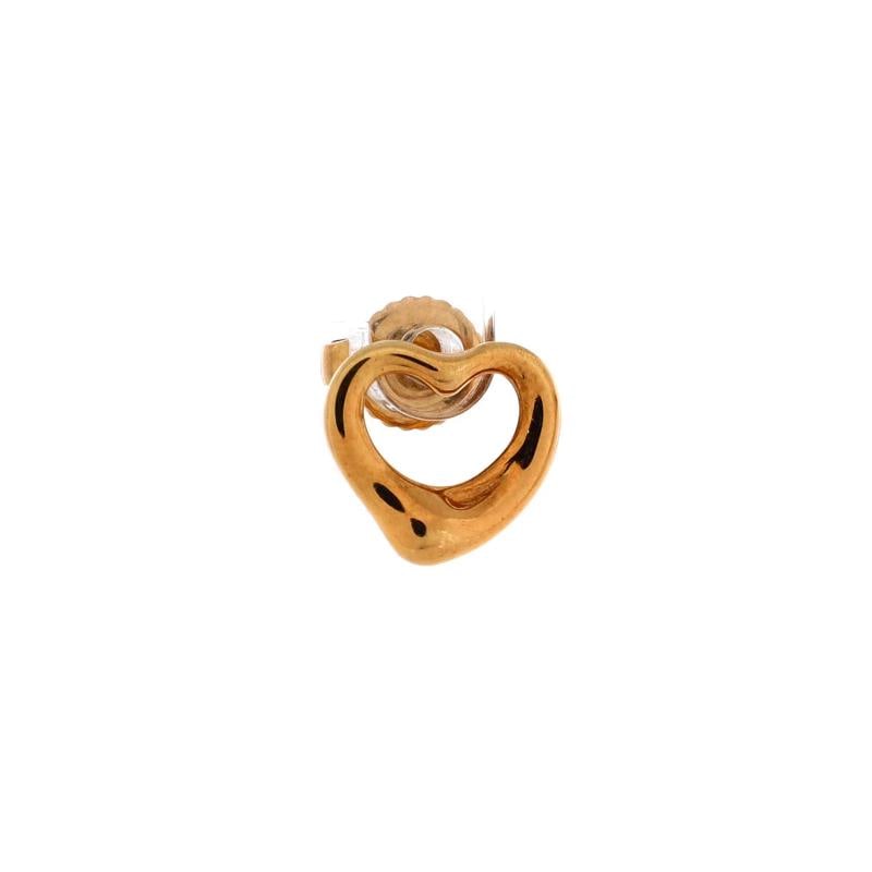 Tiffany & Co. Elsa Peretti Open Heart Earrings 18K Yellow Gold - 2
