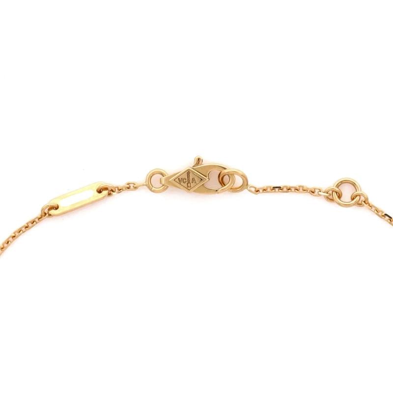 Van Cleef & Arpels Sweet Alhambra Bracelet 18K Yellow Gold and Mother of Pearl - 4