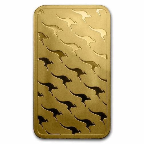 1 oz Gold Bar Perth Mint (In Assay) .9999 Fine - 4
