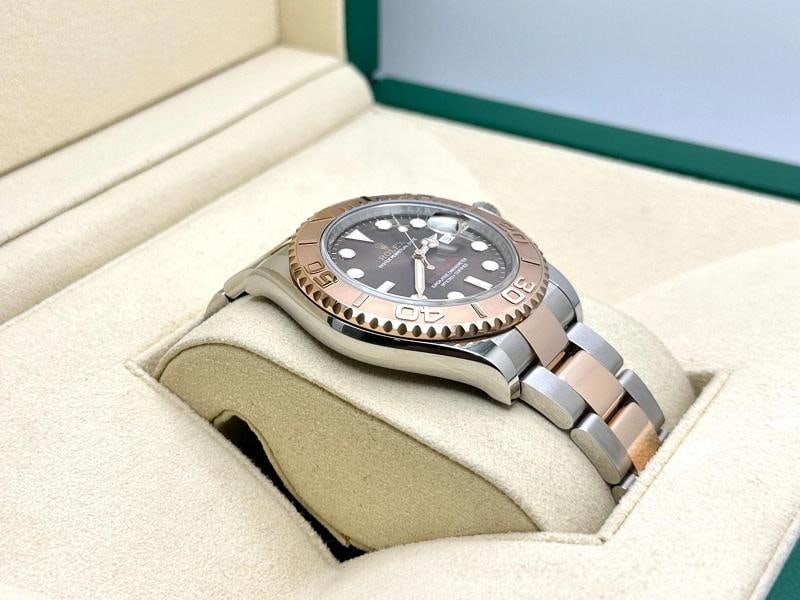 2024 Rolex Yacht Master 126621 40mm Chocolate Dial 18K Rose Gold Steel Box Paper - 6