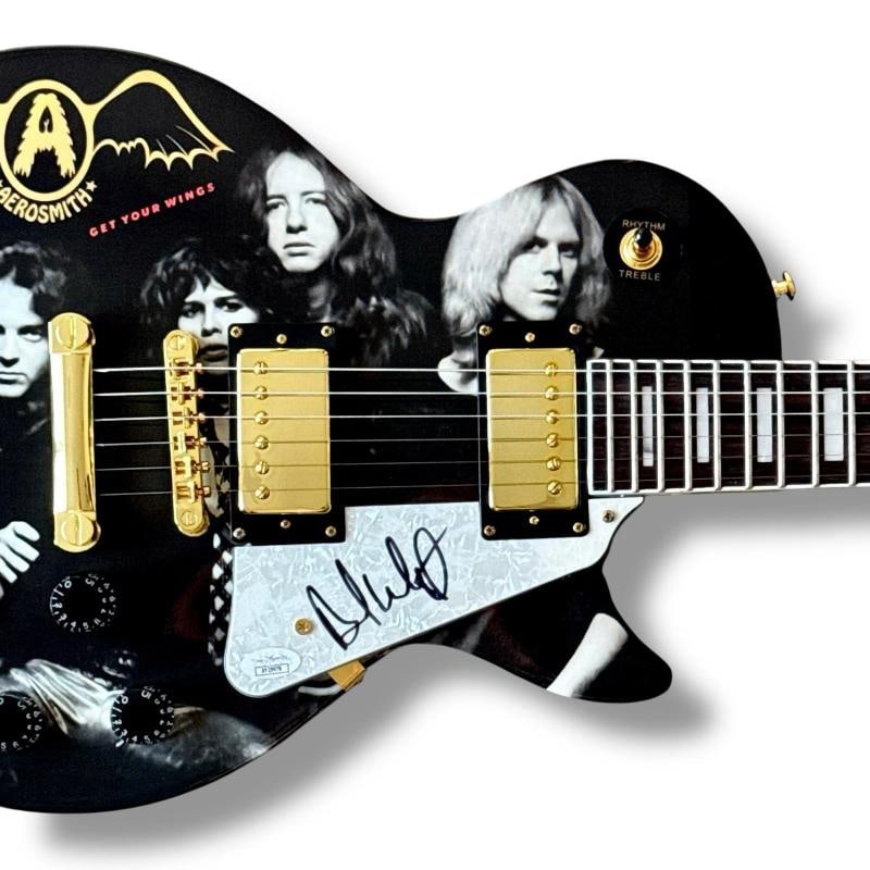 Aerosmith Signed Guitar SET OF 5! JSA COA Steven Tyler Joe Perry Whitford +2 - 11