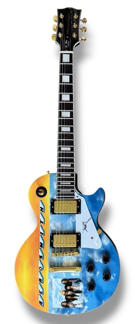 Aerosmith Signed Guitar SET OF 5! JSA COA Steven Tyler Joe Perry Whitford +2 - 14