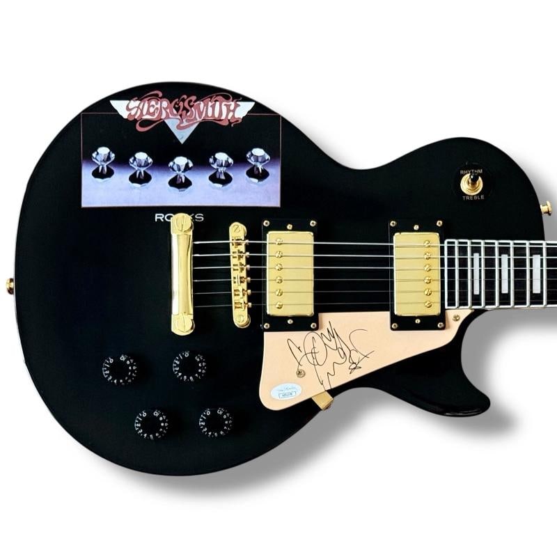 Aerosmith Signed Guitar SET OF 5! JSA COA Steven Tyler Joe Perry Whitford +2 - 3