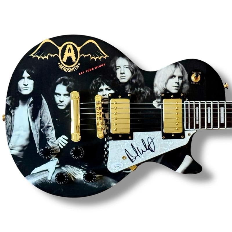 Aerosmith Signed Guitar SET OF 5! JSA COA Steven Tyler Joe Perry Whitford +2 - 4