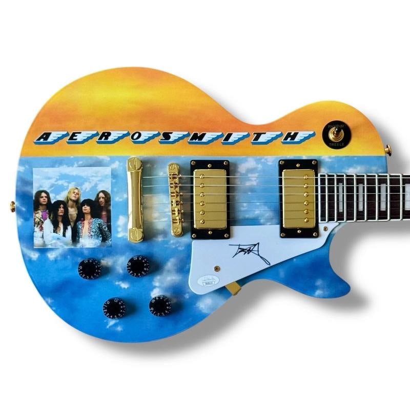 Aerosmith Signed Guitar SET OF 5! JSA COA Steven Tyler Joe Perry Whitford +2 - 5