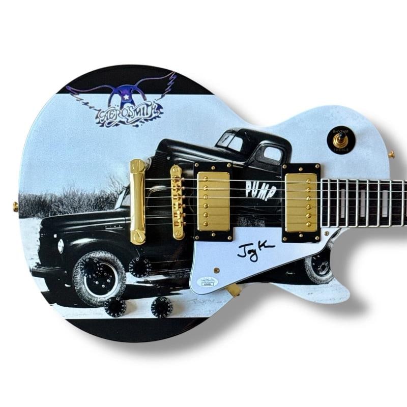 Aerosmith Signed Guitar SET OF 5! JSA COA Steven Tyler Joe Perry Whitford +2 - 6