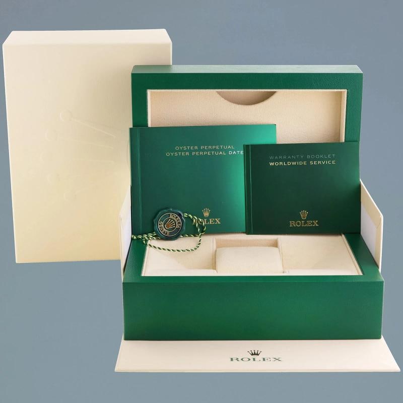 MINT Rolex Oyster 177200 Perpetual 31mm Diamond Pave Iced out Oyster Watch Box - 7