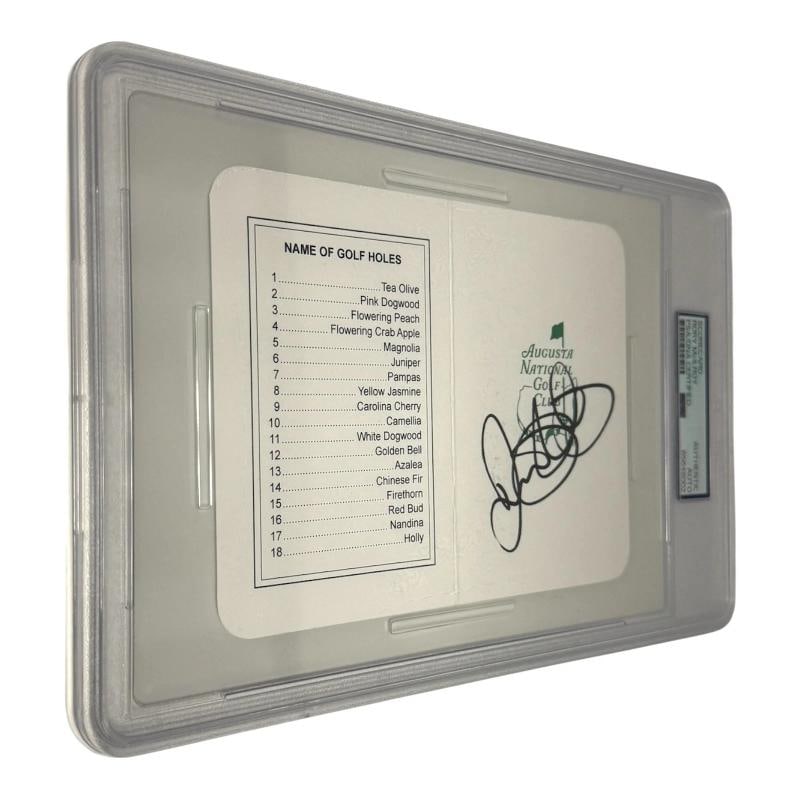 RORY MCILROY SIGNED AUT0GRAPH SLABBED MASTERS SCORECARD PSA DNA COA PGA CHAMP: Player: Rory McIlroy,Sport: Golf-PGA,Signed: Yes,Autograph Authentication: Professional Sports Authenticator (PSA),Original/Reprint: Original,Product: Scorecard,Country of Origin: United States