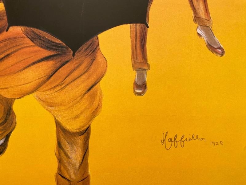 LEONETTO CAPPIELLO 1998 LITHOGRAPH PRINT FRENCH POSTER "PARAPLUIE-REVEL" 1922 - 11