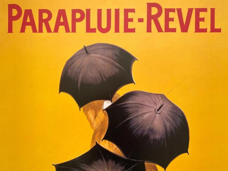 LEONETTO CAPPIELLO 1998 LITHOGRAPH PRINT FRENCH POSTER "PARAPLUIE-REVEL" 1922 - 5