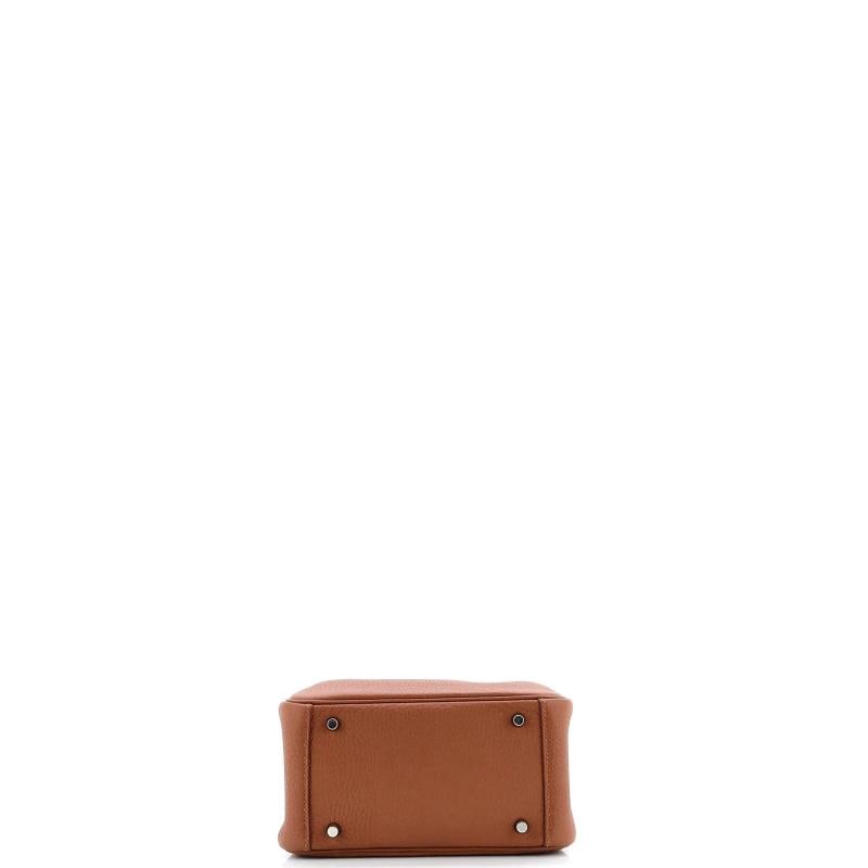 Hermes Lindy Quadrille Bag Clemence with Canvas Mini - 5
