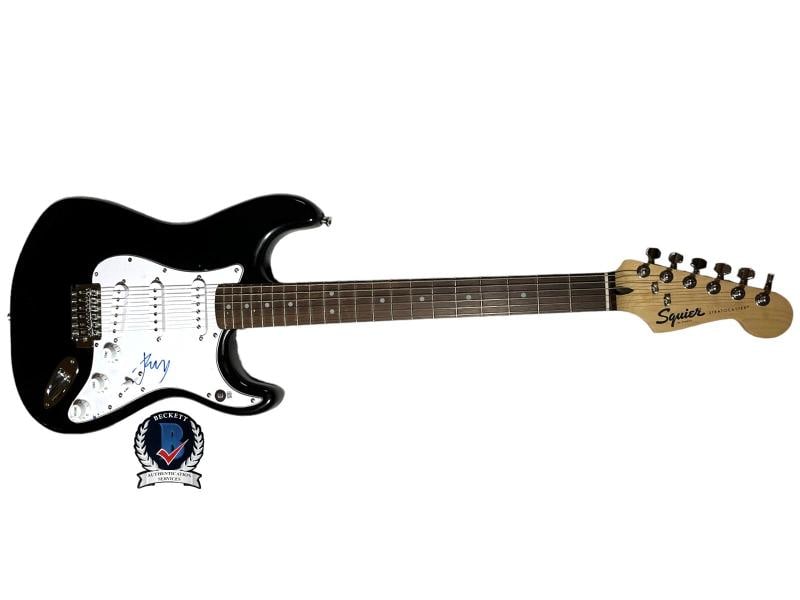 JOHN MELLENCAMP SIGNED AUTOGRAPH FENDER STRATOCASTER GUITAR BAS BECKETT BAS - 2