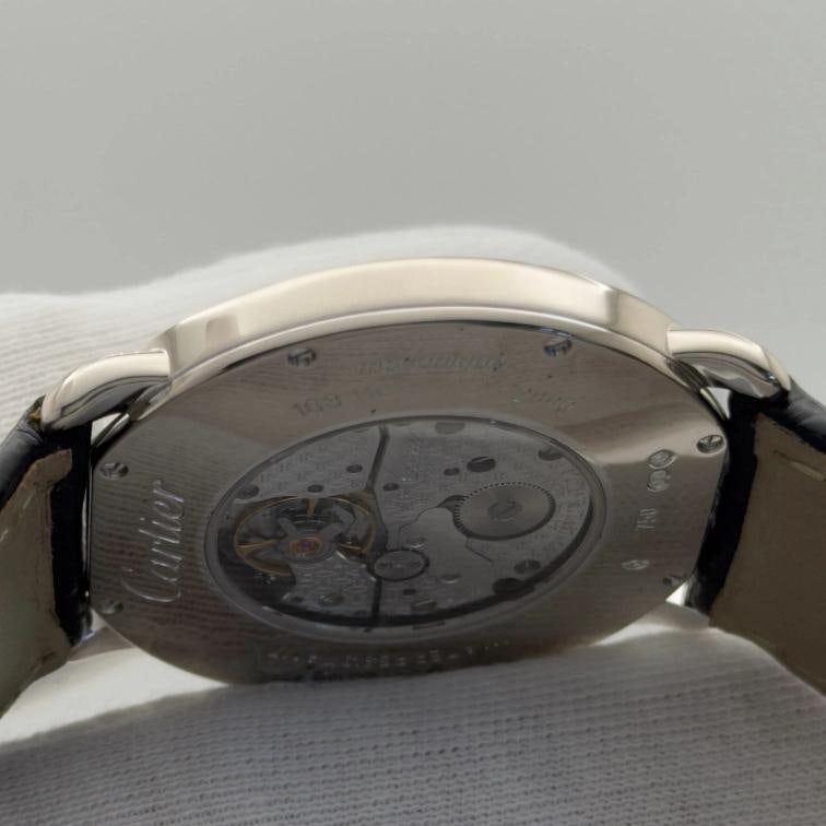 Cartier Ronde Louis WR000551 2890 36mm Factory Diamond Bezel 18k White Gold - 10