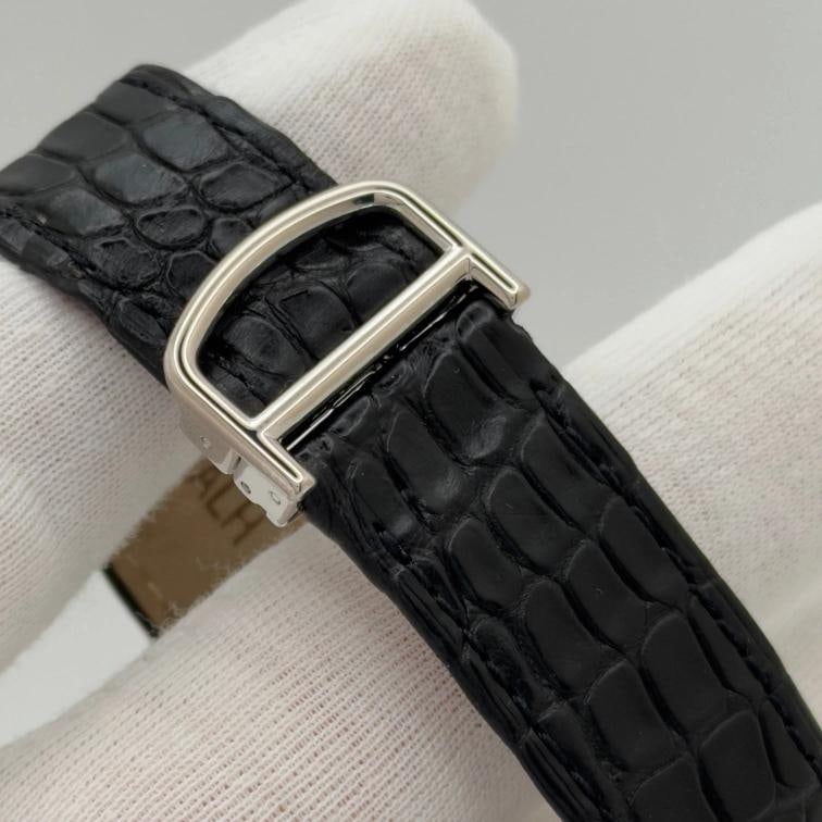 Cartier Ronde Louis WR000551 2890 36mm Factory Diamond Bezel 18k White Gold - 9