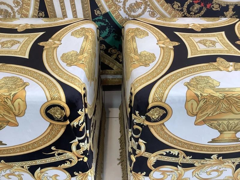 Vintage Custom Made Lion And Urn Cube Ottoman 19Ã¢â‚¬Â/19Ã - 5