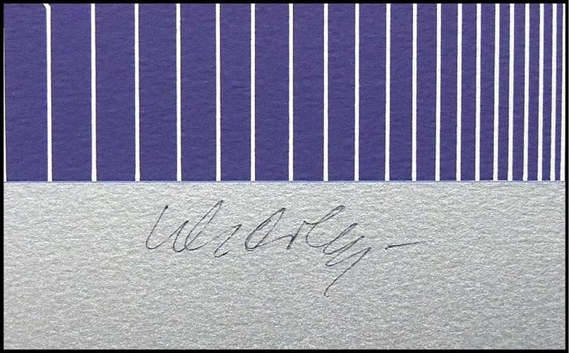 Victor Vasarely Large Tokyo Color Silkscreen Signed Modern Op Art Illustration - 3