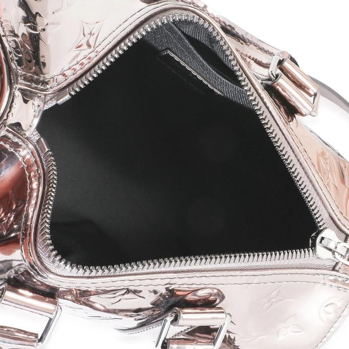 Louis Vuitton Gunmetal Mirror Monogram Heritage Keepall Bandouliere 25 - 2