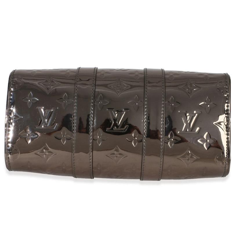 Louis Vuitton Gunmetal Mirror Monogram Heritage Keepall Bandouliere 25 - 9