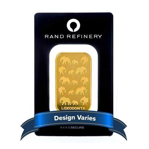 1 Troy oz Rand Refinery Gold Bar .9999 Fine Sealed in Assay - 2