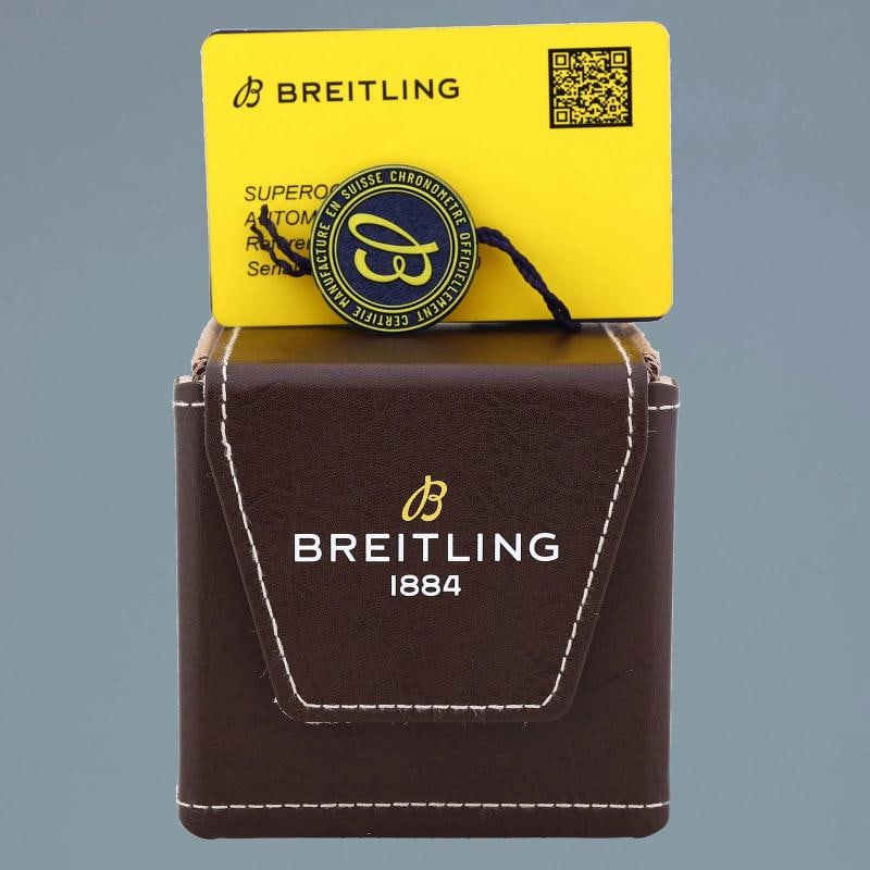 NEW Stickered Breitling Turquoise Superocean A17377 Auto 36mm White Blue Box - 7
