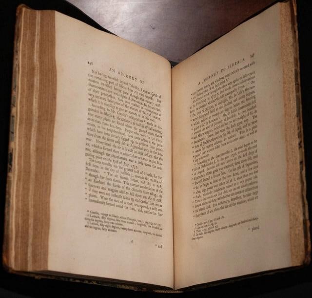 1770 A Journey Into Siberia Ordered by the King 1stED Copper Plates 10" Tall - 13