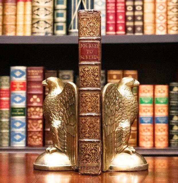 1770 A Journey Into Siberia Ordered by the King 1stED Copper Plates 10" Tall: Binding: Leather,Place of Publication: London,Language: English,Special Attributes: 1st Edition, Illustrated, 10" Tall, Great Condition, Copper Plates,Author: M. L'ABBE CHAPPE D'AUTEROCHE,Publisher: