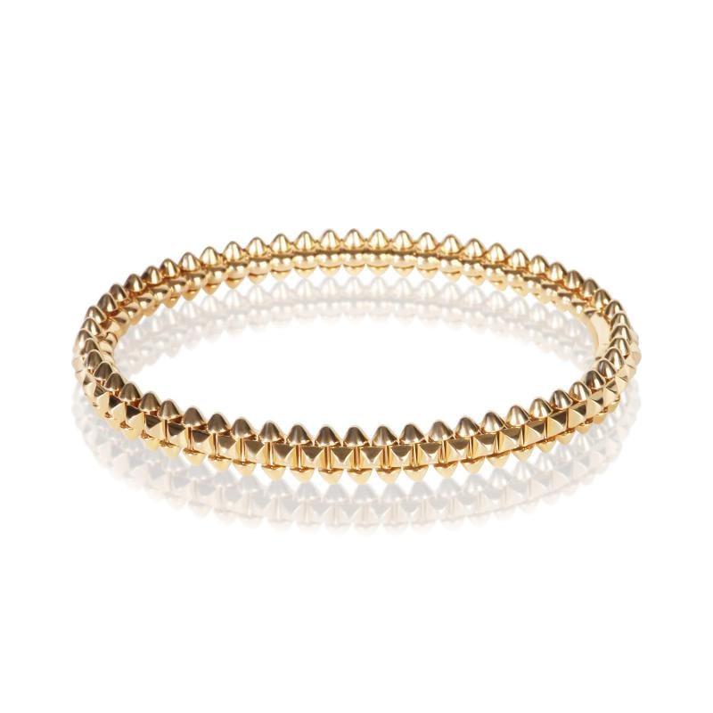 Cartier Rose Gold Small Model Clash de Cartier Bracelet: Condition: Pre-owned,Item Length: 15 cm,Clasp/Buckle Type: Box with Tongue & Safety,With Original Box/Packaging: Yes,With Papers: Yes,Side Stone Type: No Stone,Metal Purity: 18k,Gross Weight (grams):