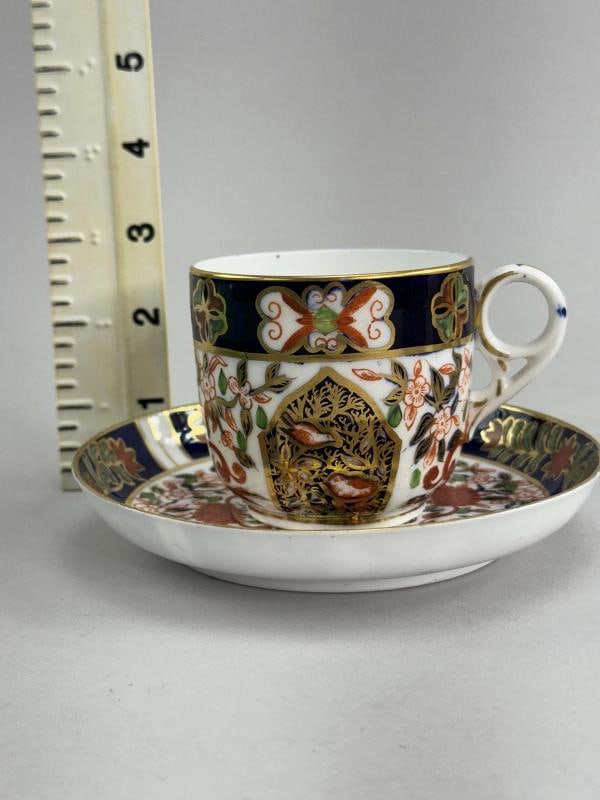 10 Royal Crown Derby Old Imari Pattern Cups 9 Saucers 1882 - 10