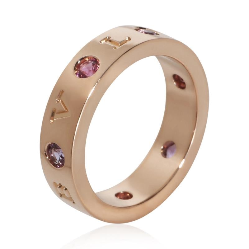 BVLGARI Rose Gold Tourmaline and Amethyst Roman Sorbet Ring - 3