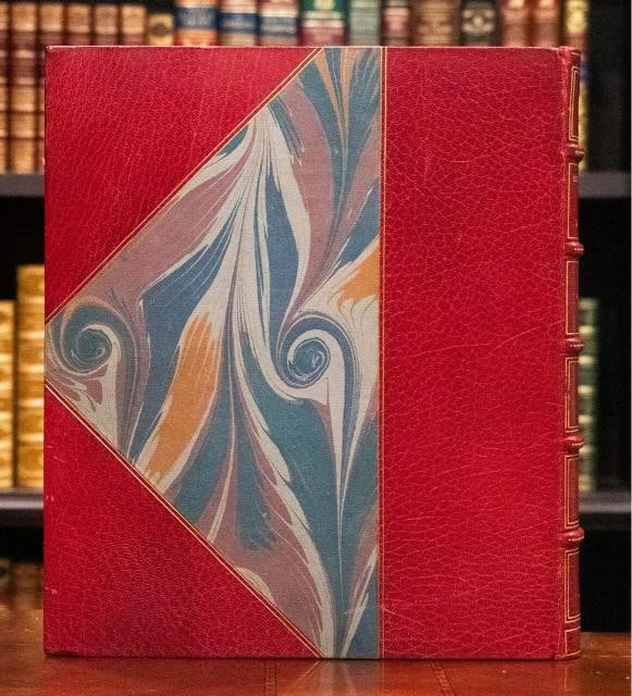 1817 The Battle of Waterloo Bound by Riviere Color Plates First Edition 12" Tall - 6