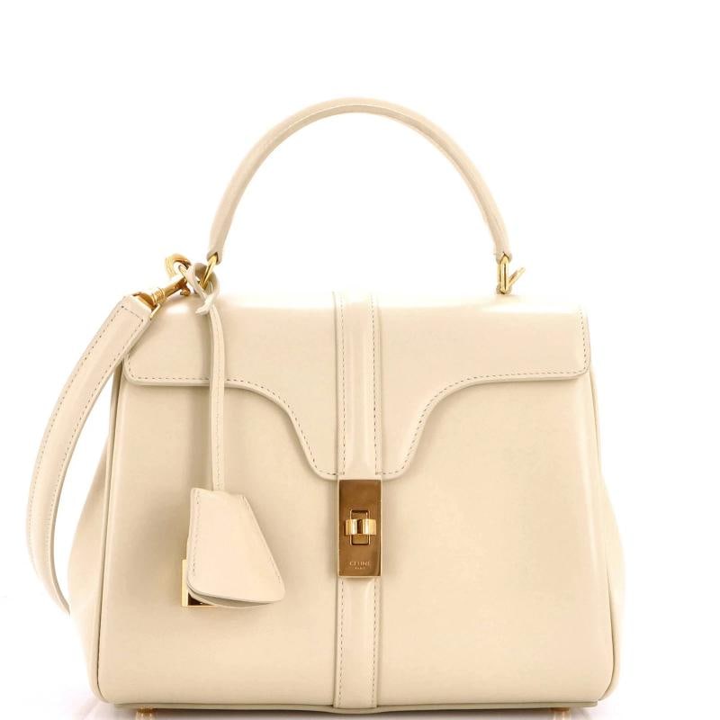 Celine 16 Top Handle Bag Smooth Calfskin Small (1 of 6)