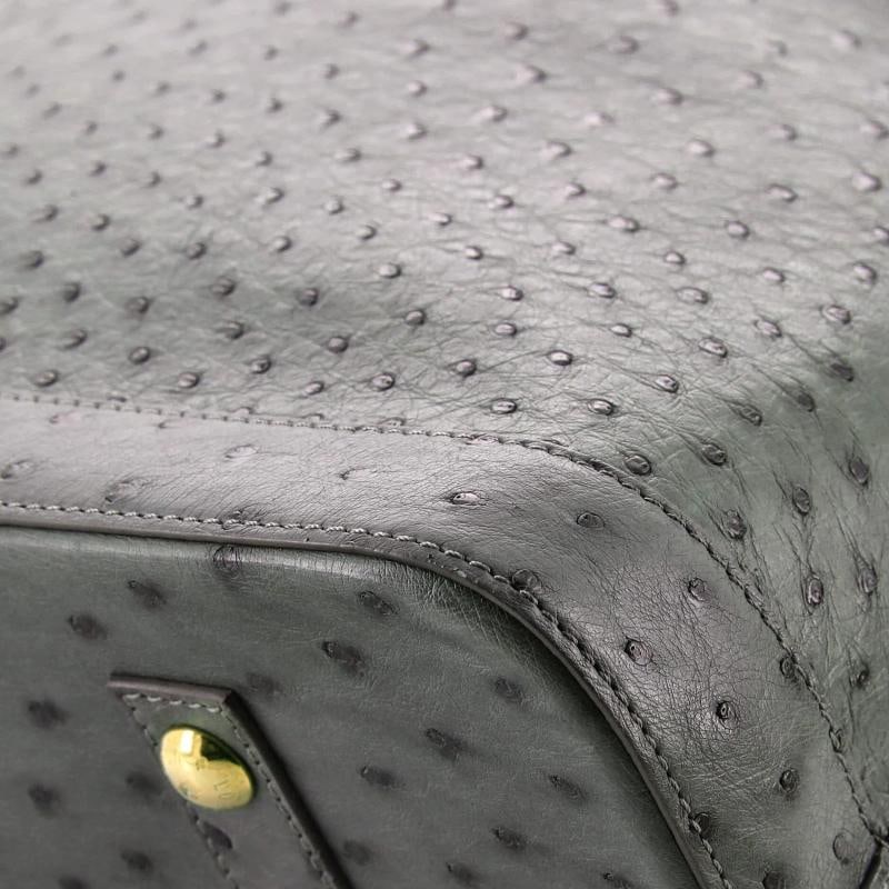 Louis Vuitton Alma Handbag Ostrich GM - 7
