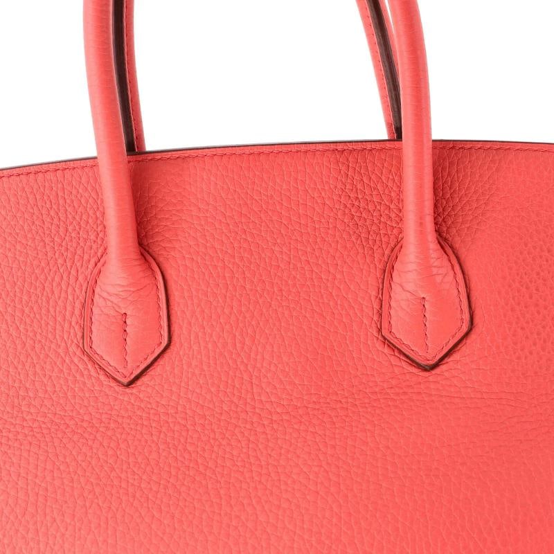 Hermes Birkin Handbag Pink Clemence with Gold Hardware 35 - 8