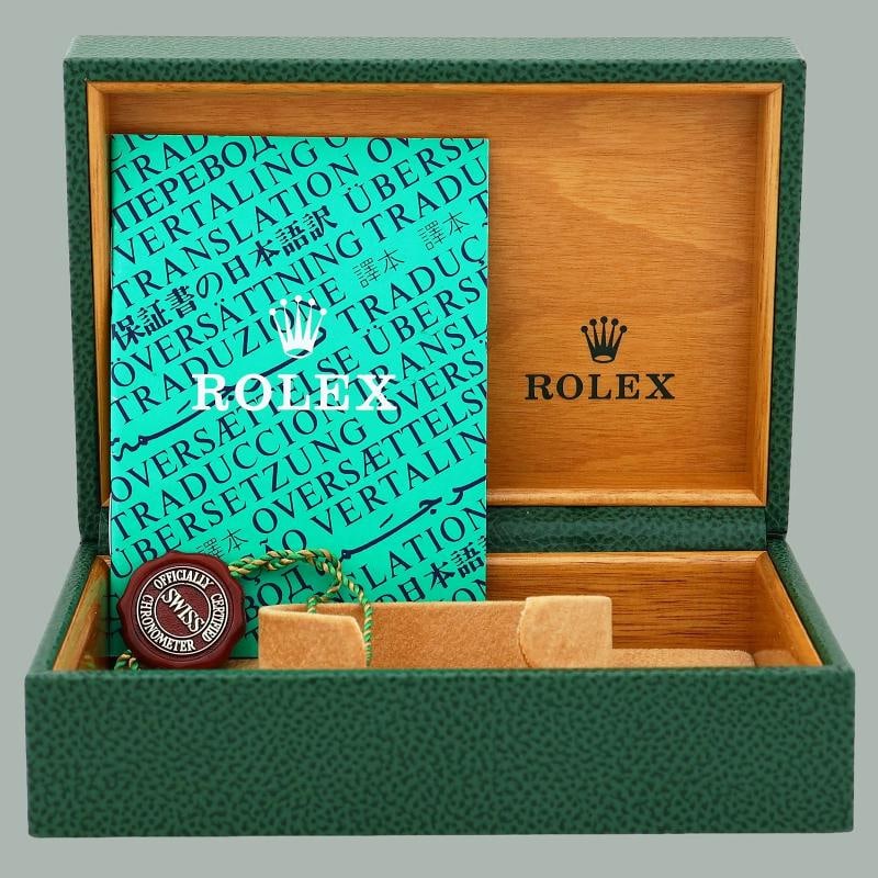 Rolex President Day-Date Champagne 18038 Quickset Yellow Gold Leather Watch Box - 7