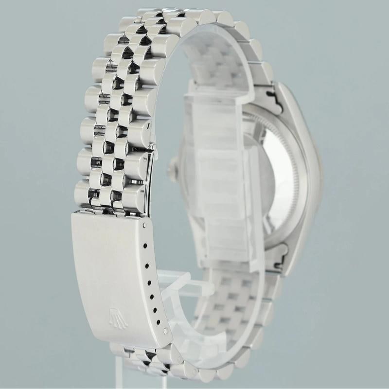 MINT Rolex DateJust 16234 Blue Diamond Jubilee White Gold Fluted Watch Box - 4