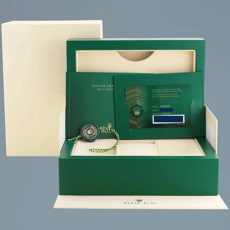 2026 NEW PAPERS Rolex 336934 Sky-Dweller Steel BLUE Jubilee Fluted 42mm Watch - 7