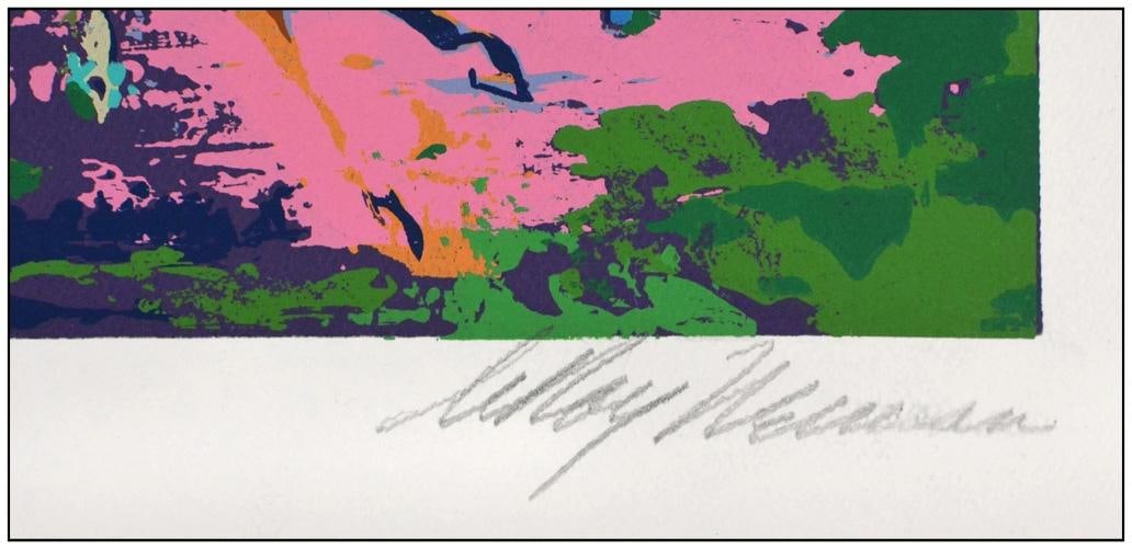 LeRoy Neiman Signed Color Serigraph Framed~ Edition Of /300 - 6