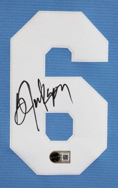 Royals Bo Jackson Authentic Signed Blue Nike Jersey Autographed BAS Witnessed - 3