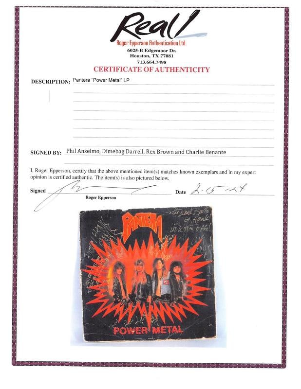 PANTERA: Darrell Ã¢â‚¬Å“Dimebag" Abbott, Vinnie Paul, Phil Anse - 9
