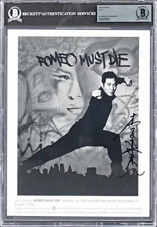 Jet Li Romeo Must Die Signed 8x10 Photo (Beckett) - 3