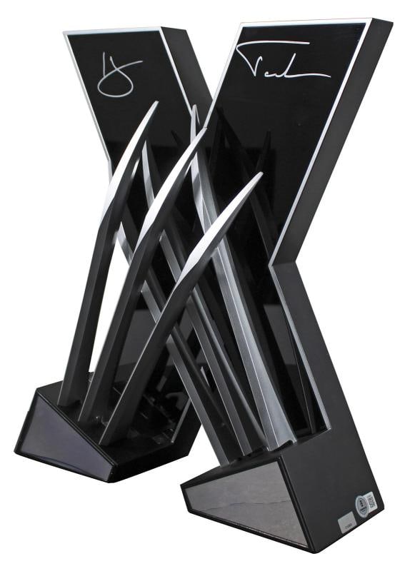 Hugh Jackman Signed X-Men Wolverine Prop Replica Display (Beckett) - 2